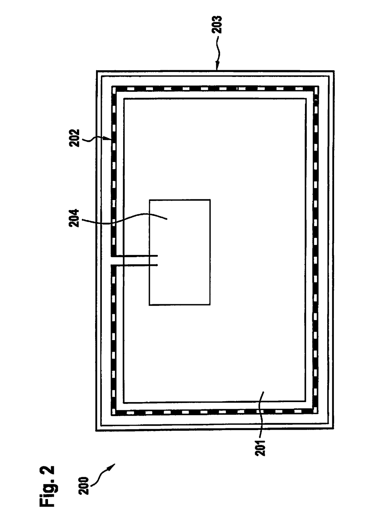 Contact-via chain as corrosion detector