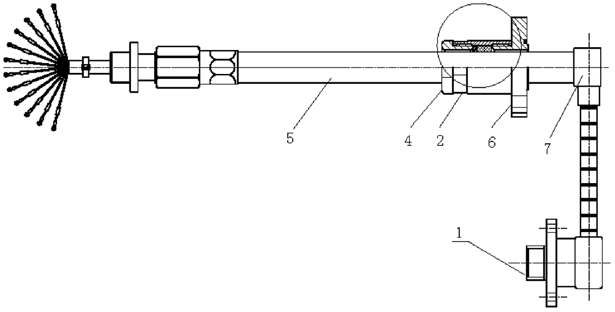 Integrated lead-out structure of integrated sensor axle box harness cable shielding