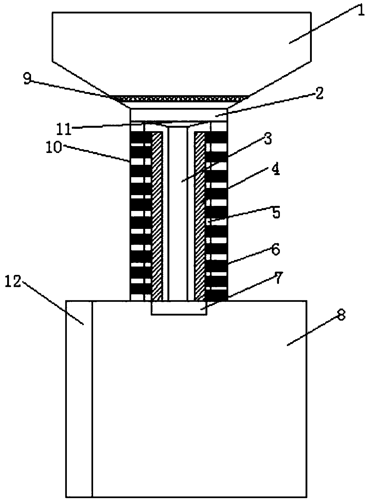 High-temperature furnace automatic feeding mechanism