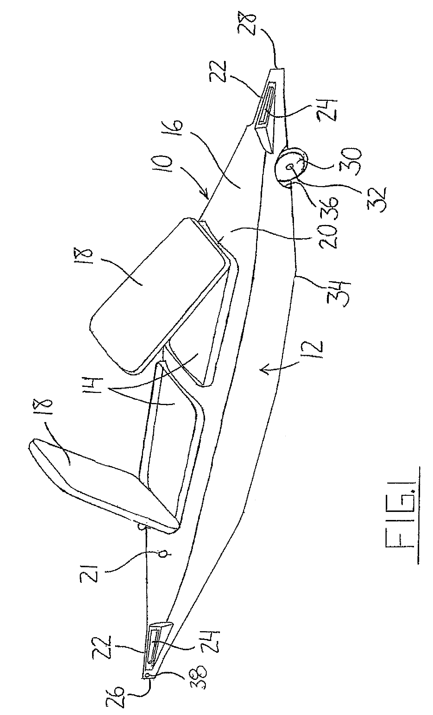 Cargo transport device for towing behind watercraft