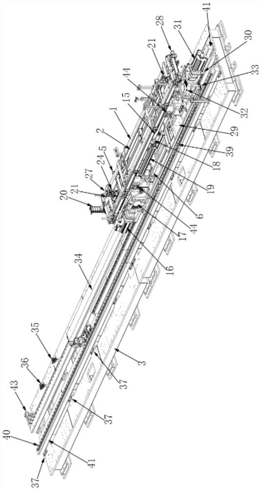 Integrated reciprocating conveying device