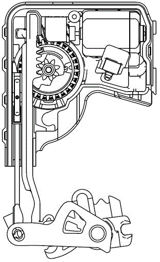 Novel automobile door lock executer mechanism