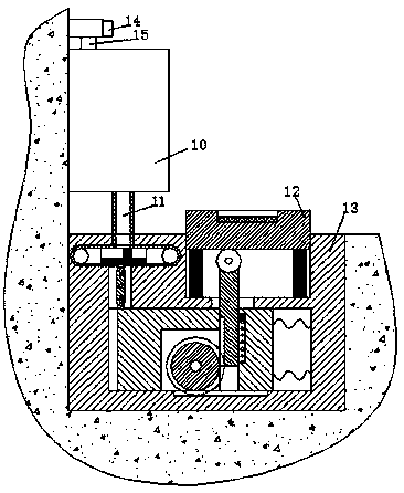 Improved raw material collecting structure for urokinase