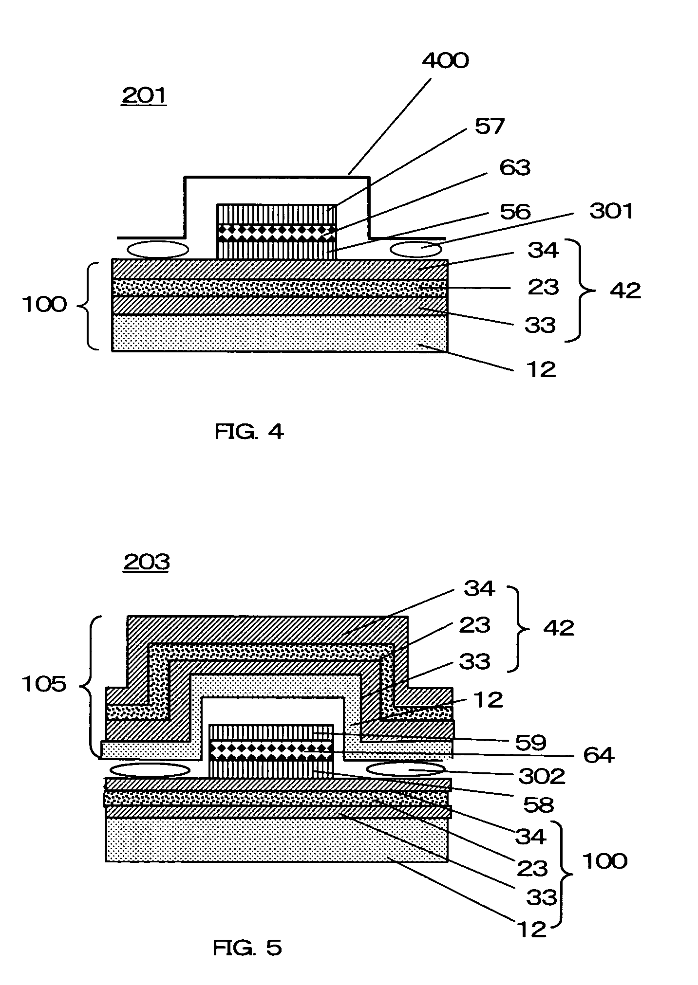 Layered product, luminescence device and use thereof