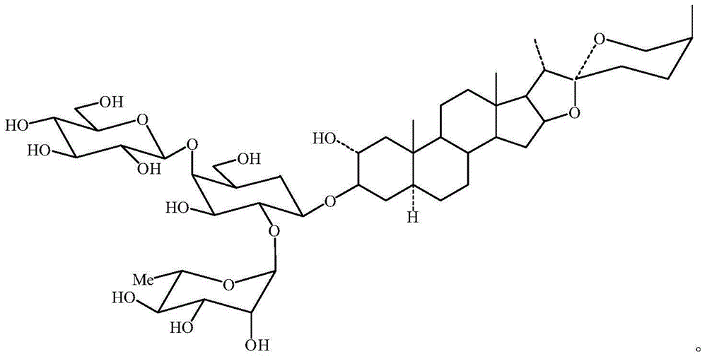 Hosta ventricososide A and preparation method thereof