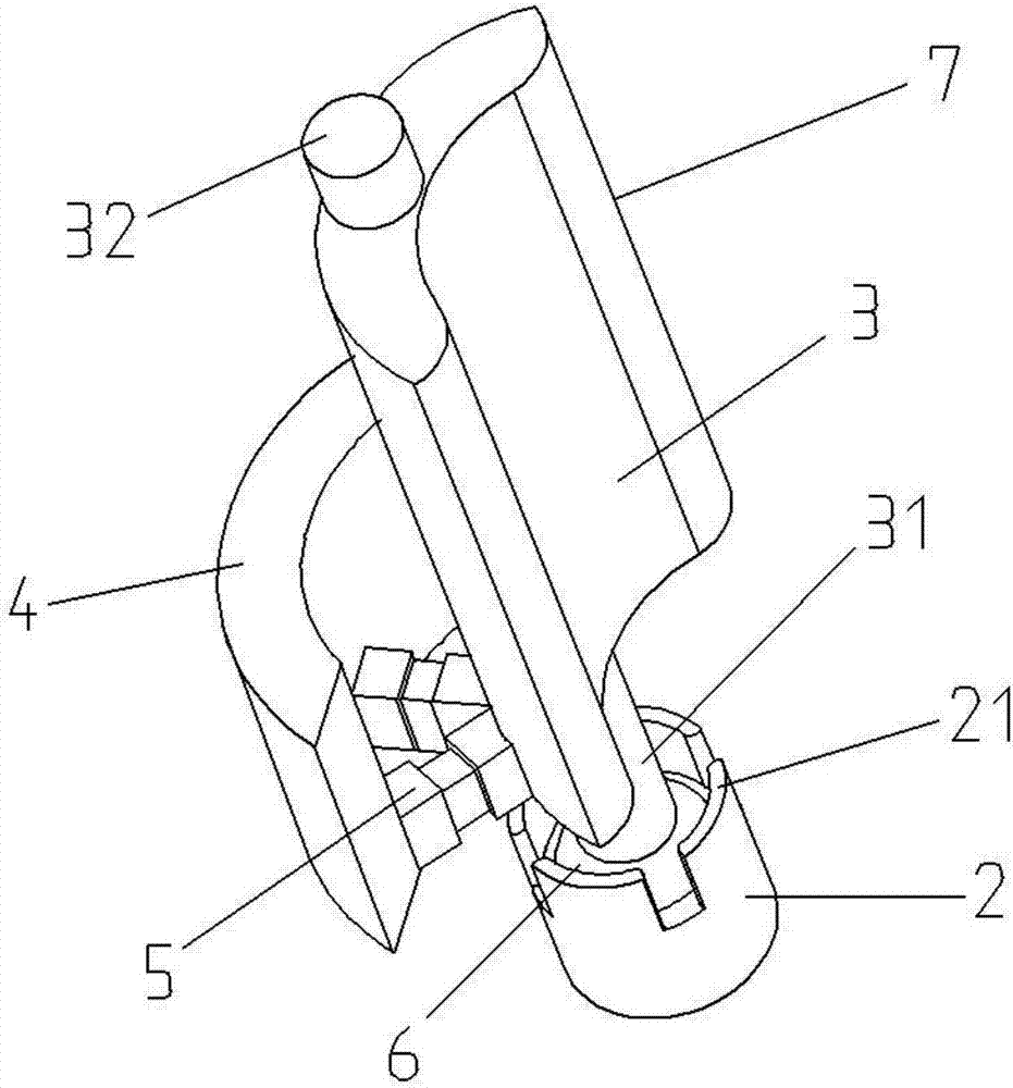 Tilting prevention device for electric pole