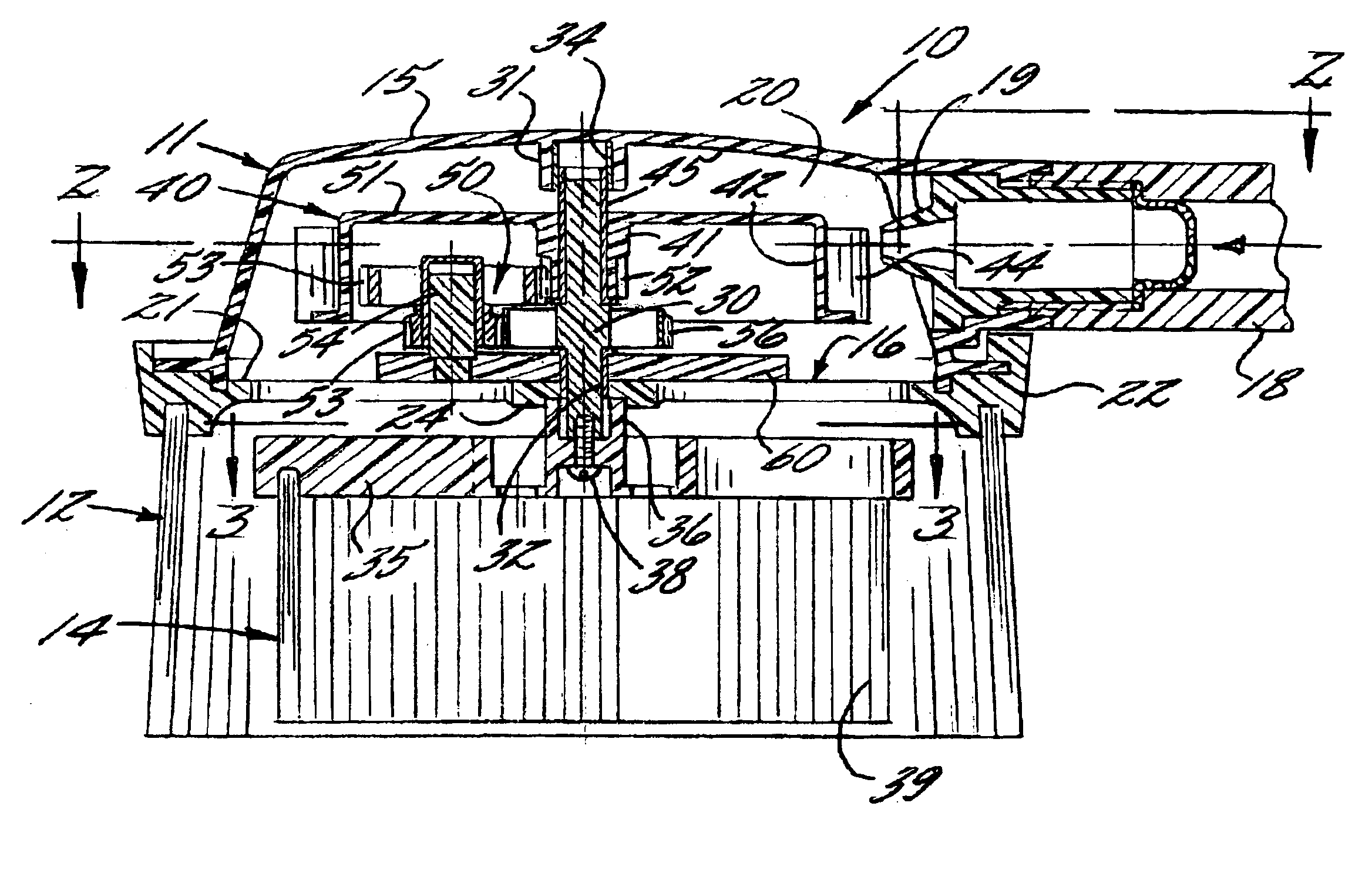 Water-operated wash brush