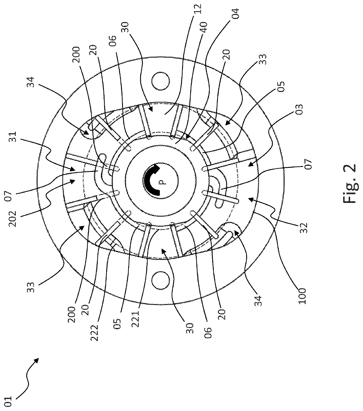 Vane pump and method for the operation thereof