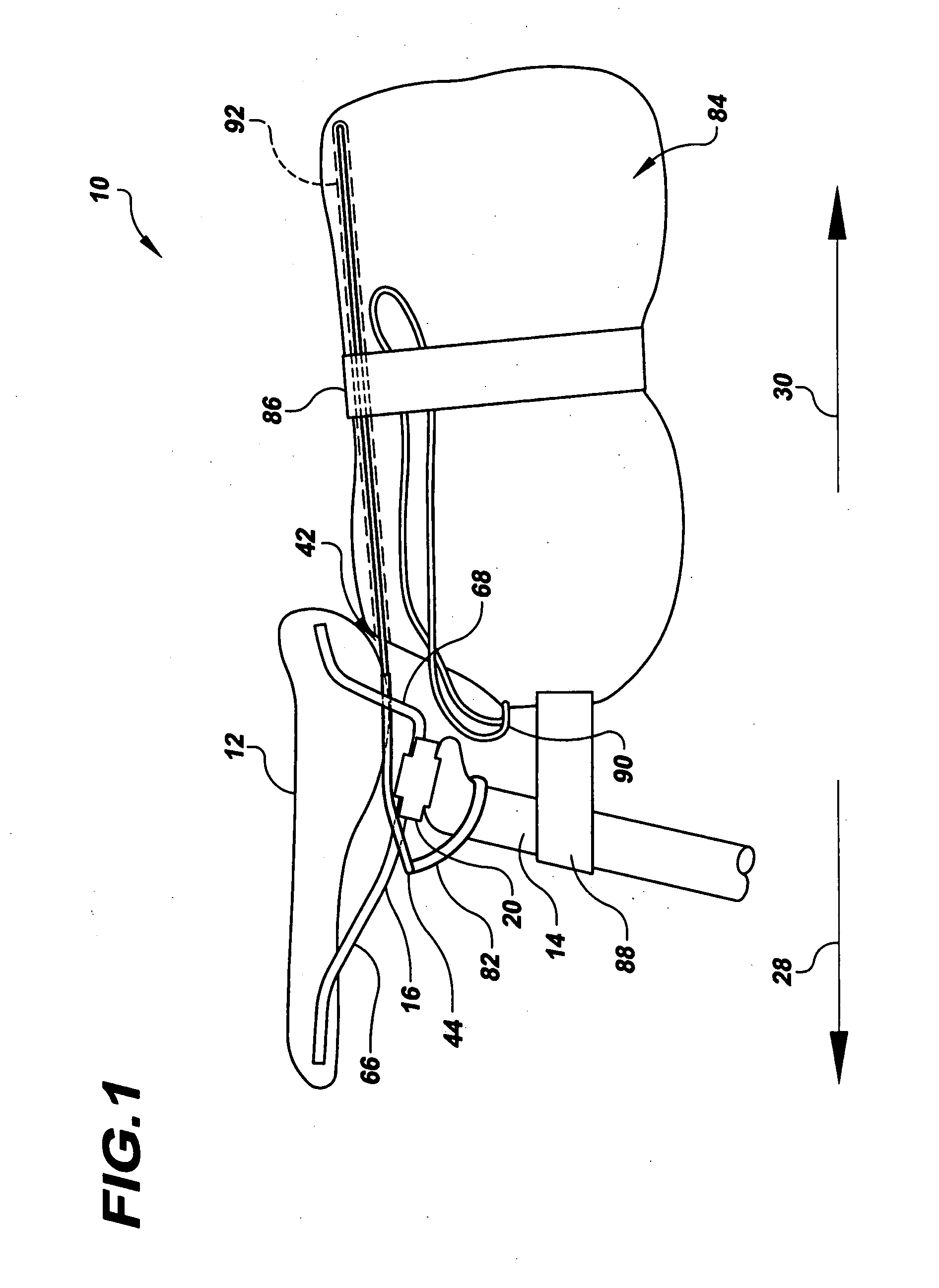 Light bag rack for a bicycle