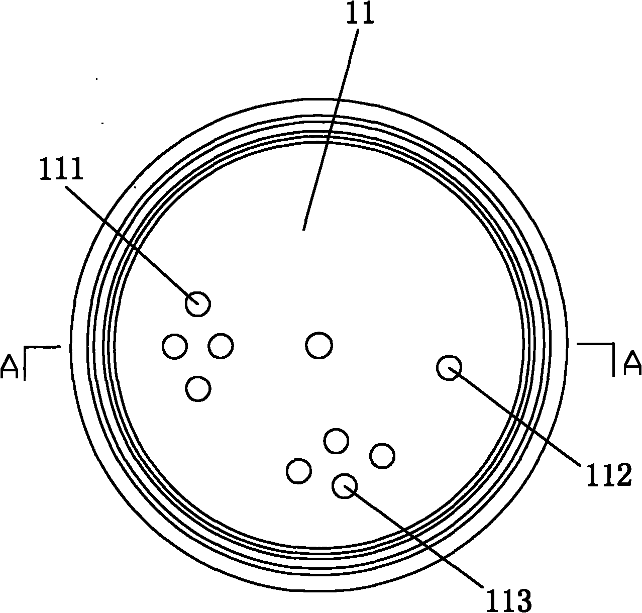 Improved structure of loose powder compact