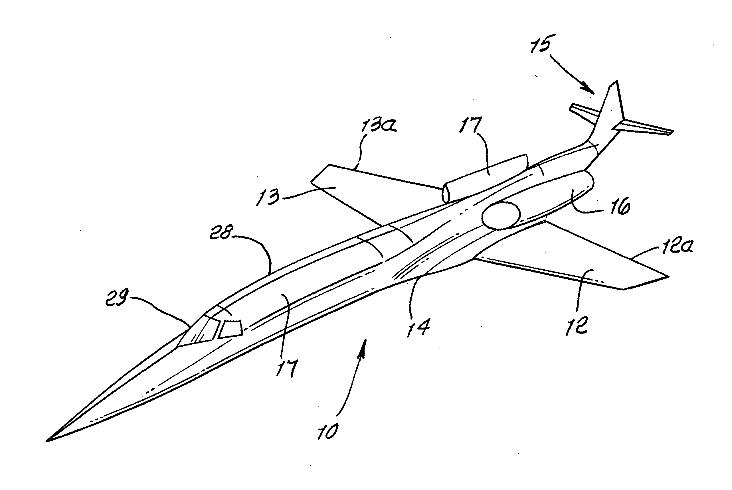 Laminar flow wing optimized for supersonic cruise aircraft