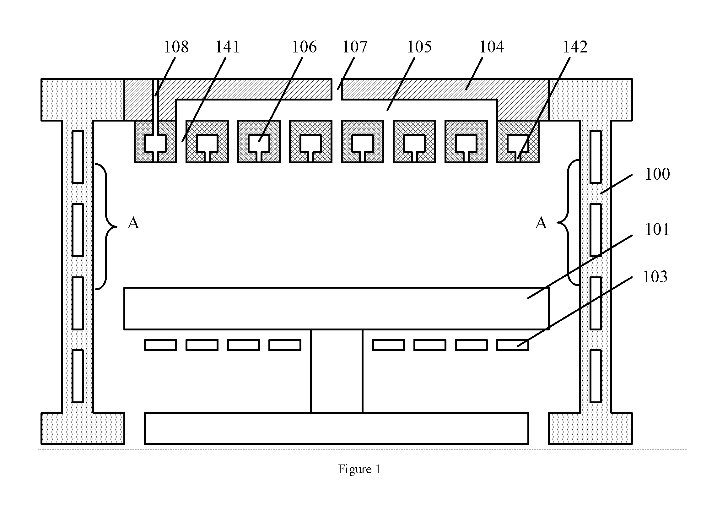 Gas shower device, chemical vapor deposition device and method