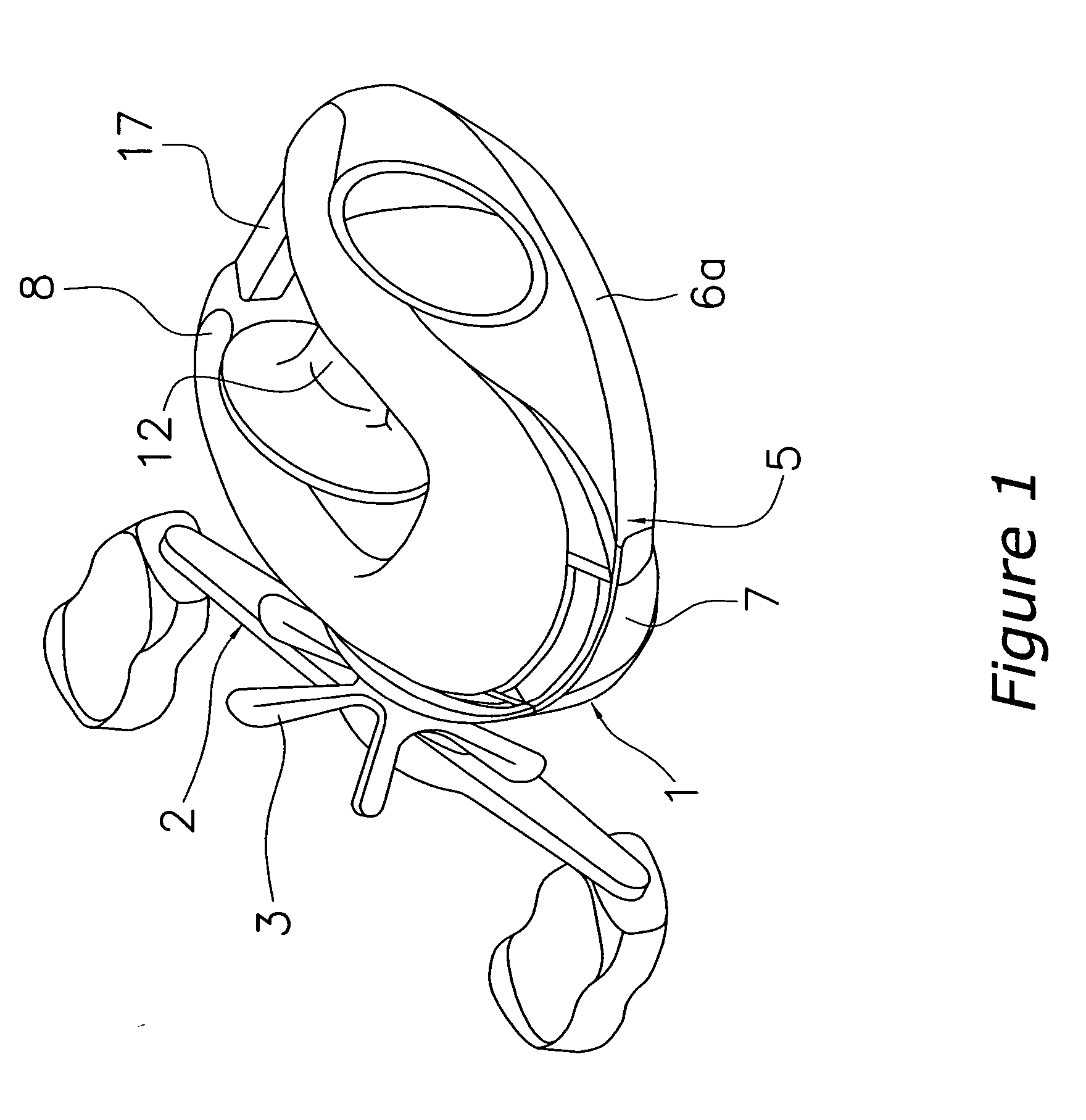 Reel unit for a dual bearing reel