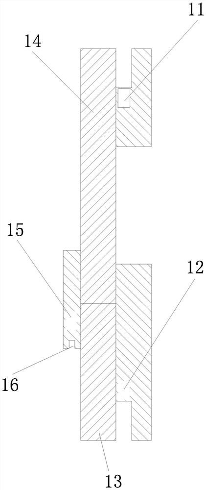 Adjustable environment-friendly door frame achieving rapid processing and preparation method of adjustable environment-friendly door frame