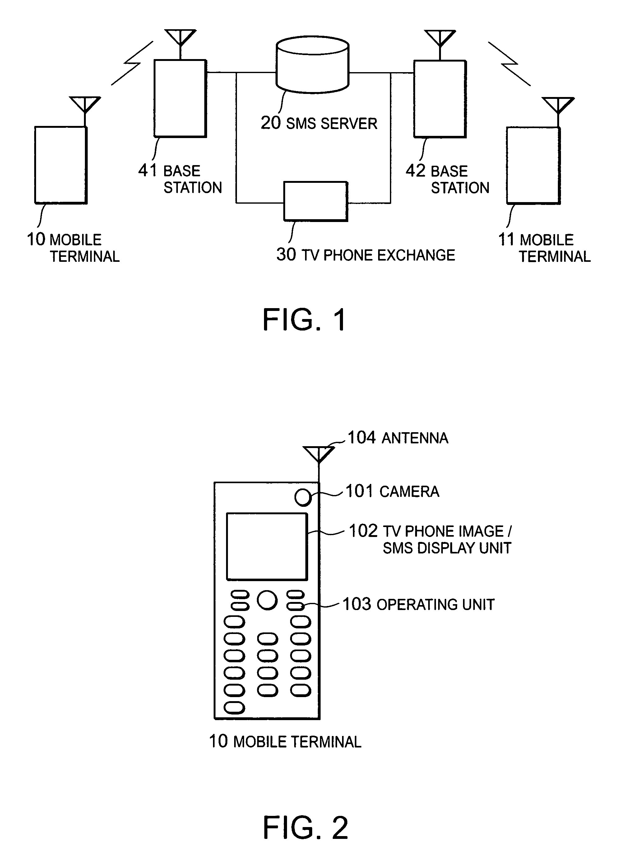 Receiving and sending method of mobile TV phone and mobile TV phone terminal