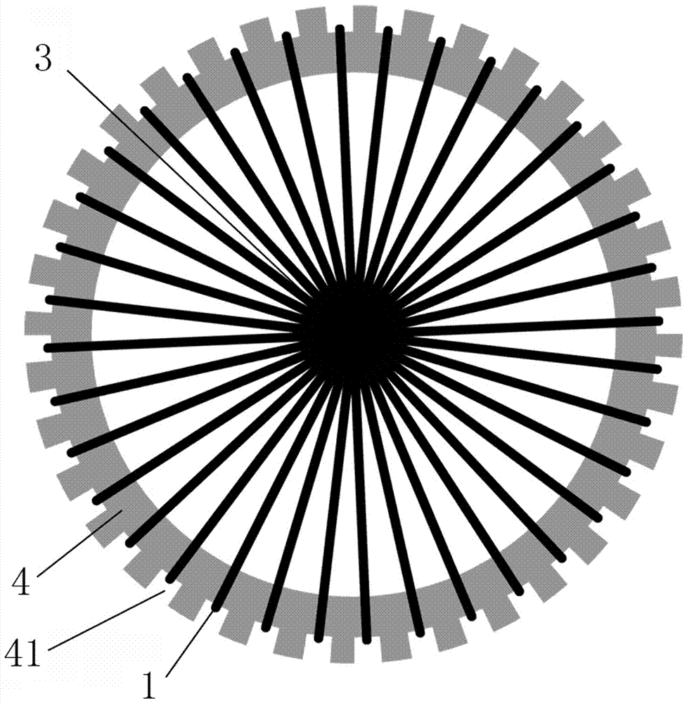 Multi-dimension optical fiber light permeation unit and manufacturing process thereof