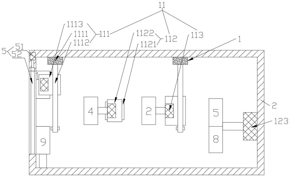 Display screen based on gesture linkage control and control method thereof