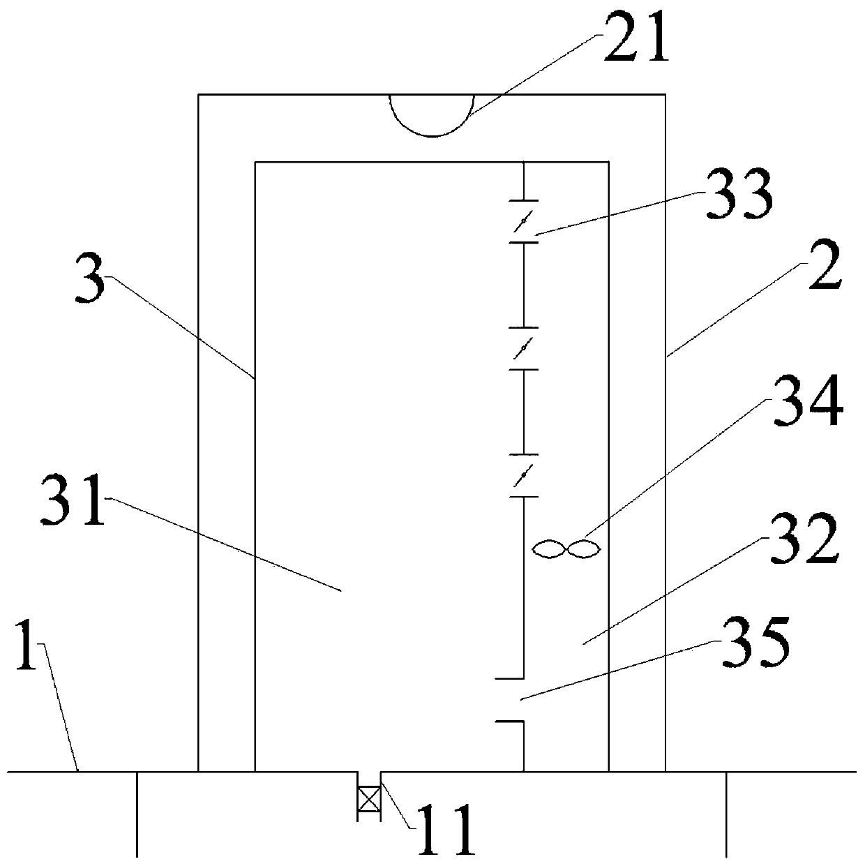 Light wave disinfection cabinet