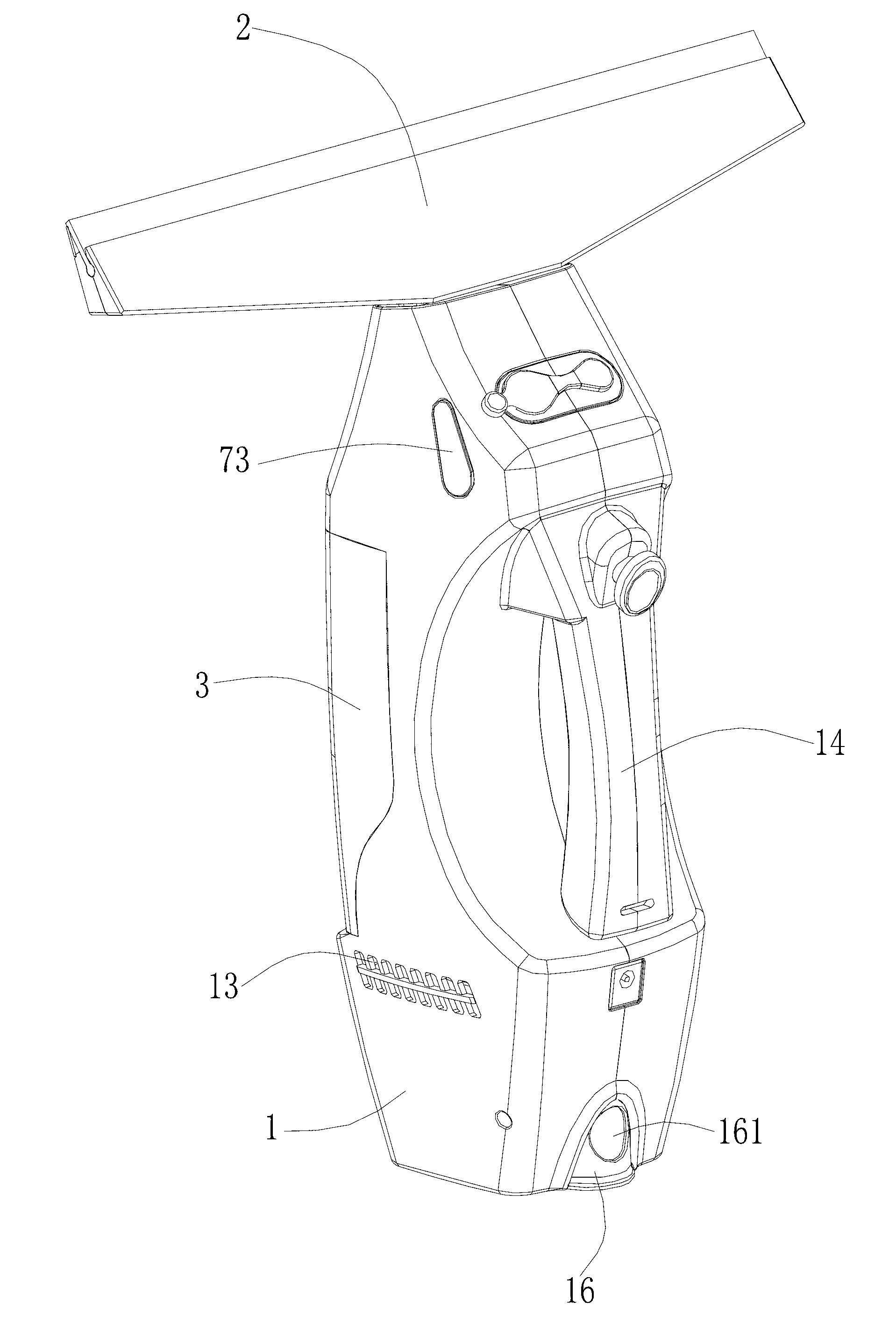 Surface cleaning device capable of spraying mist or spraying water