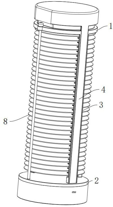 A double-supported silicon boat with adjustable relative height and heat treatment device