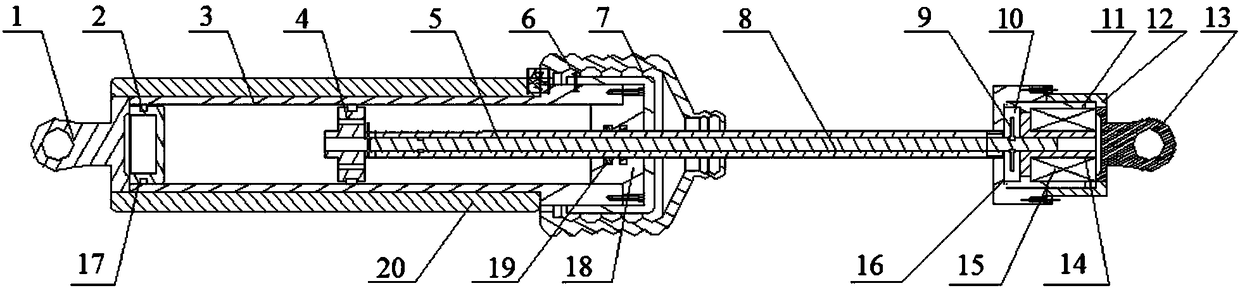 Magnetorheological valve control damping stepless adjustable shock absorber