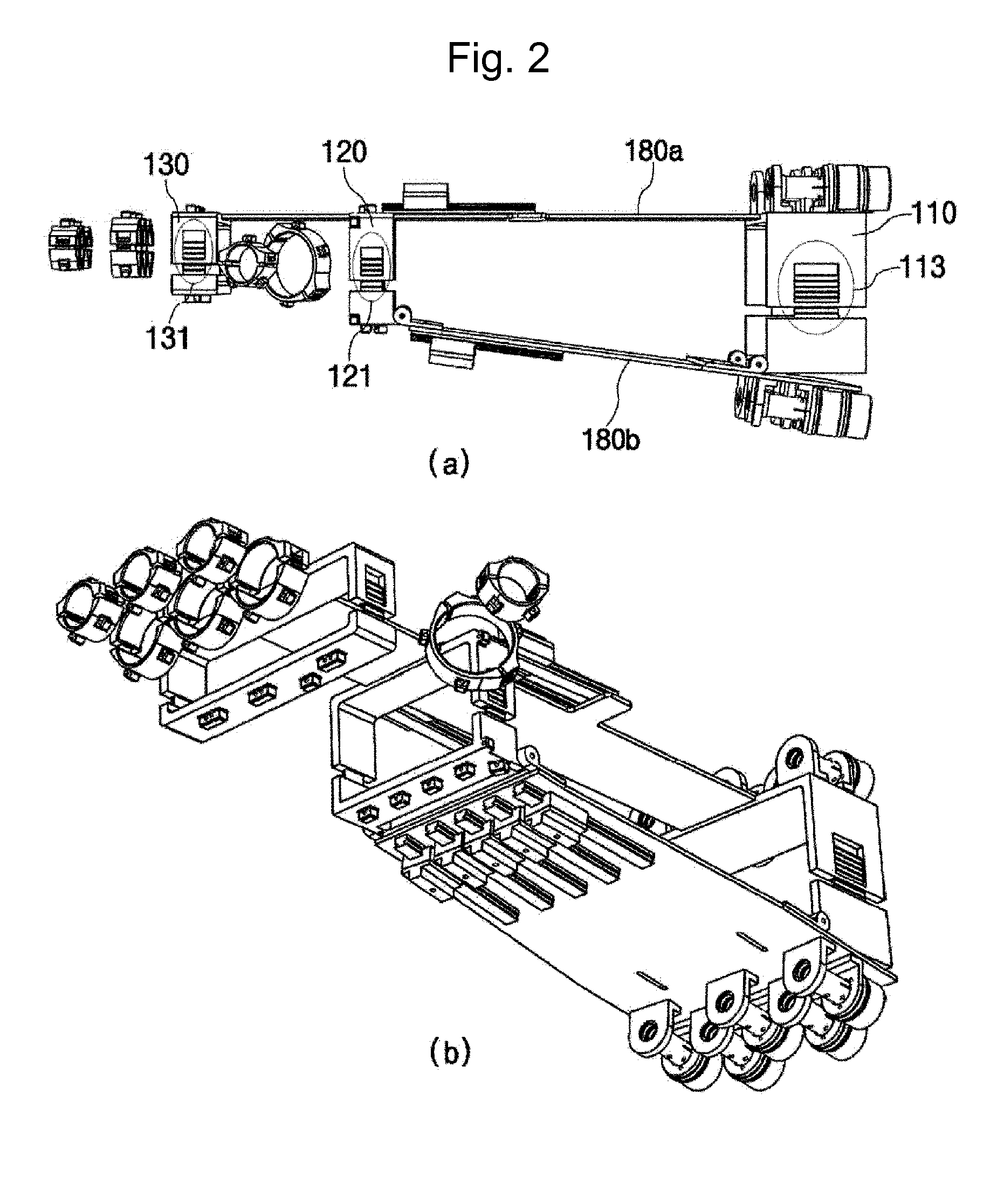 Motion control device based on winding string