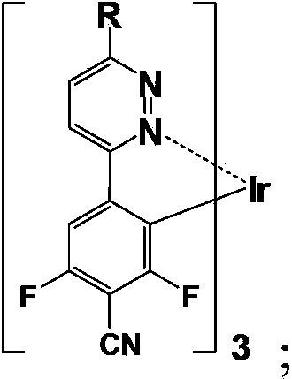 Blue light-emitting organic electroluminescent material, its preparation method and organic electroluminescent device