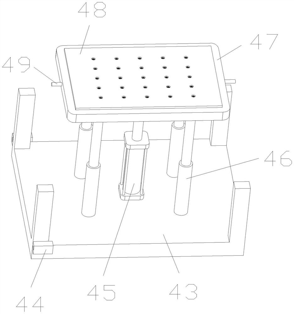 A pc/abs trolley case shell blister molding device and molding process