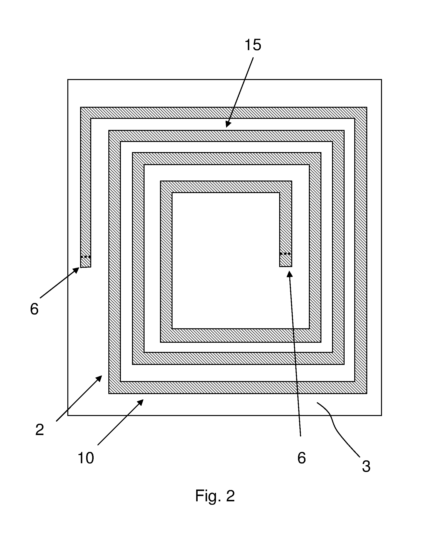 Coil assembly comprising planar coil