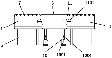 Logistics double-speed conveying and sorting device