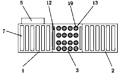 Logistics double-speed conveying and sorting device