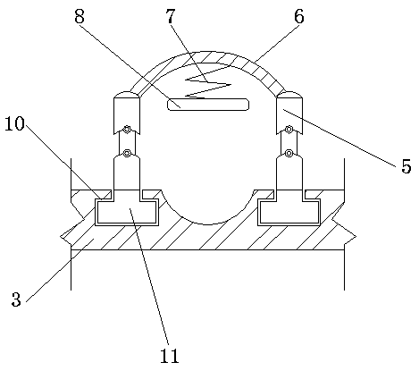 Storing device with function of conveniently fixing tubular materials and for civil engineering