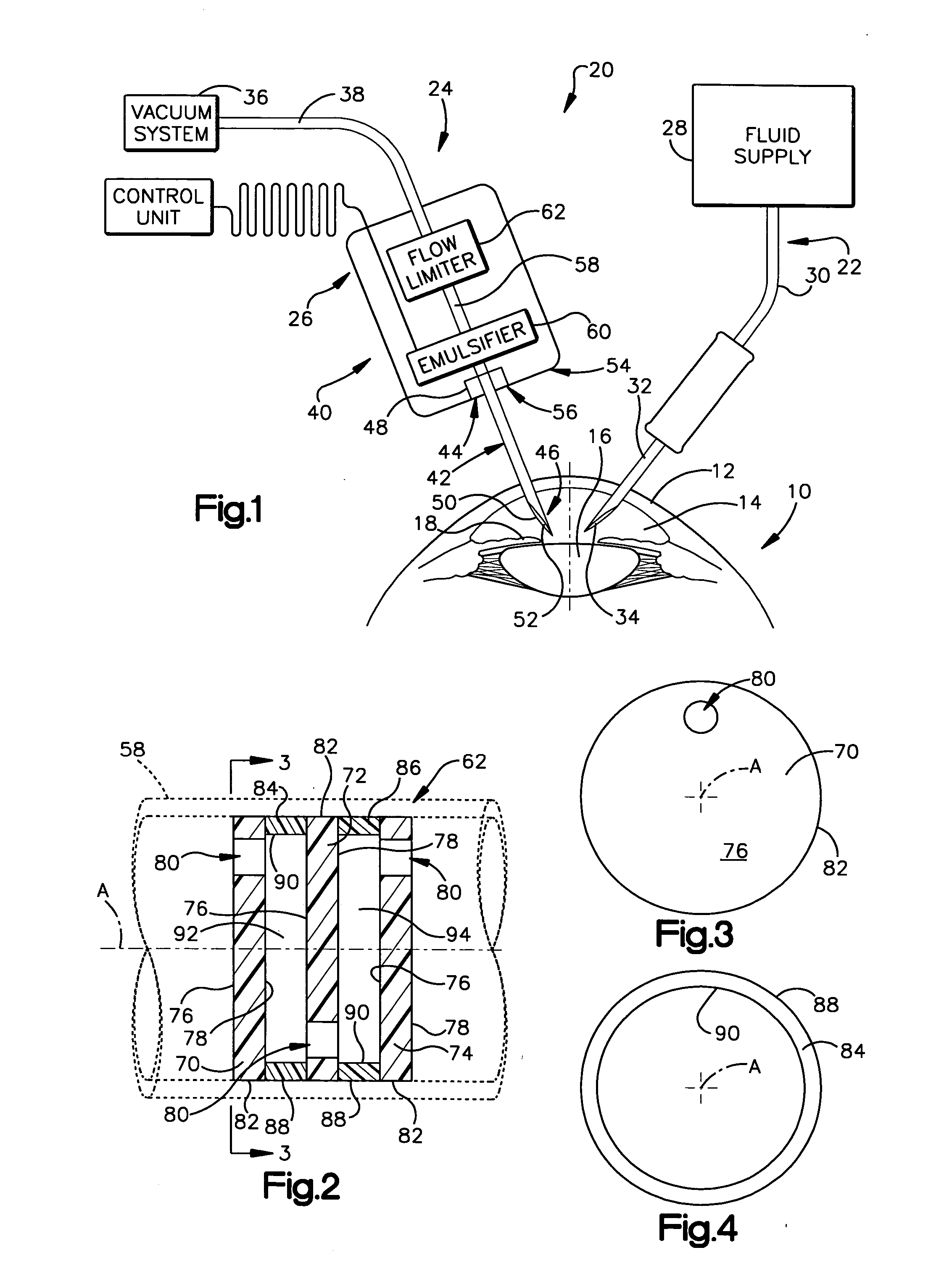 Device for controlling fluid flow in an aspiration system