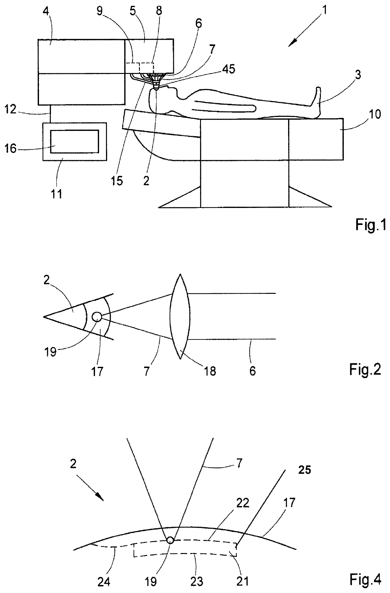 Treatment device for eye surgery