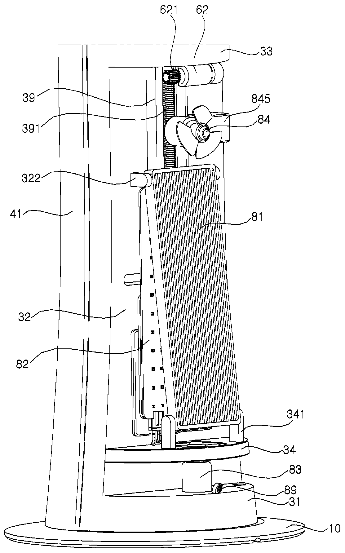 Dryer stand and control method thereof
