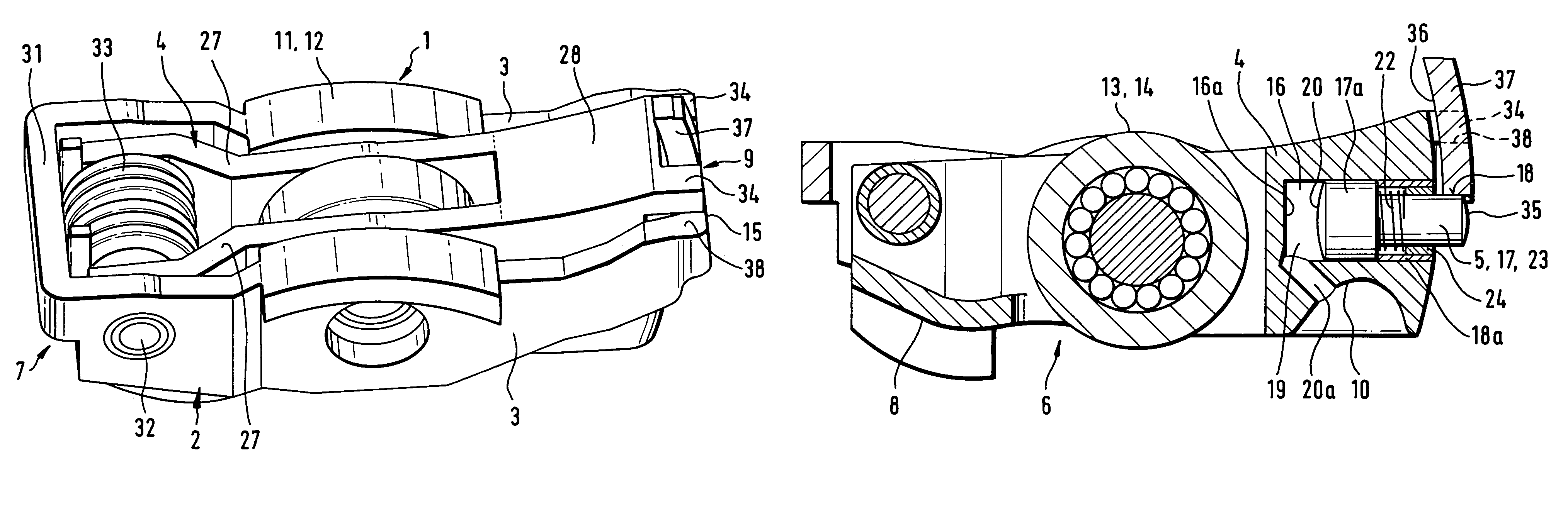 Finger lever of a valve drive of a combustion engine
