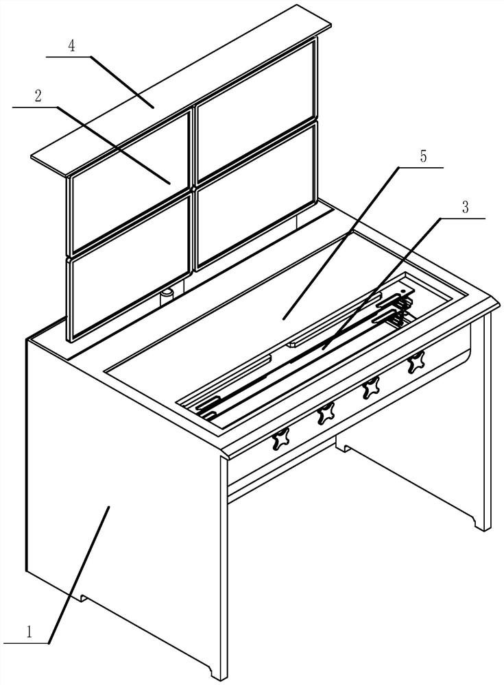 Medical accelerator display and operating system