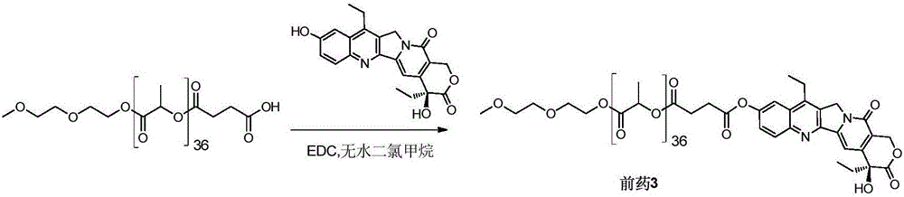 7-ethyl-10-hydroxycamptothecine-polymer conjugated drug and preparation method of drug nano-preparation