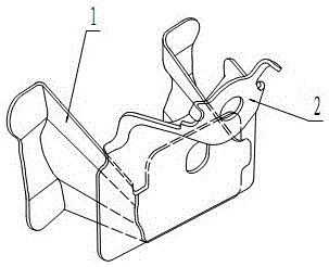 Installation structure of a car seat belt retractor