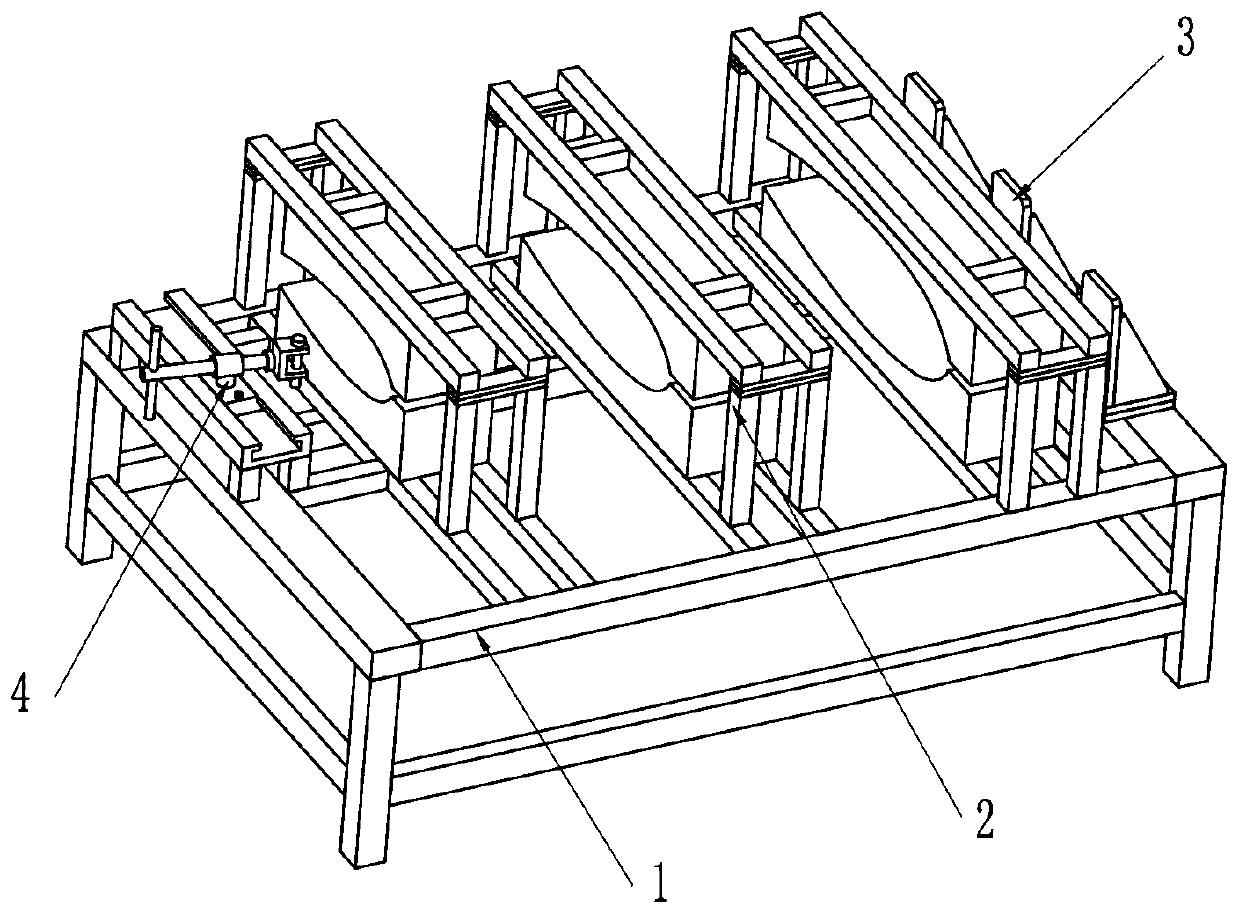Demolding tool and demolding method for multi-wall box section structure composite part
