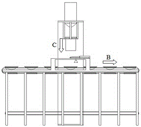 Barium sulfate crystal assembly line quantitative filling device