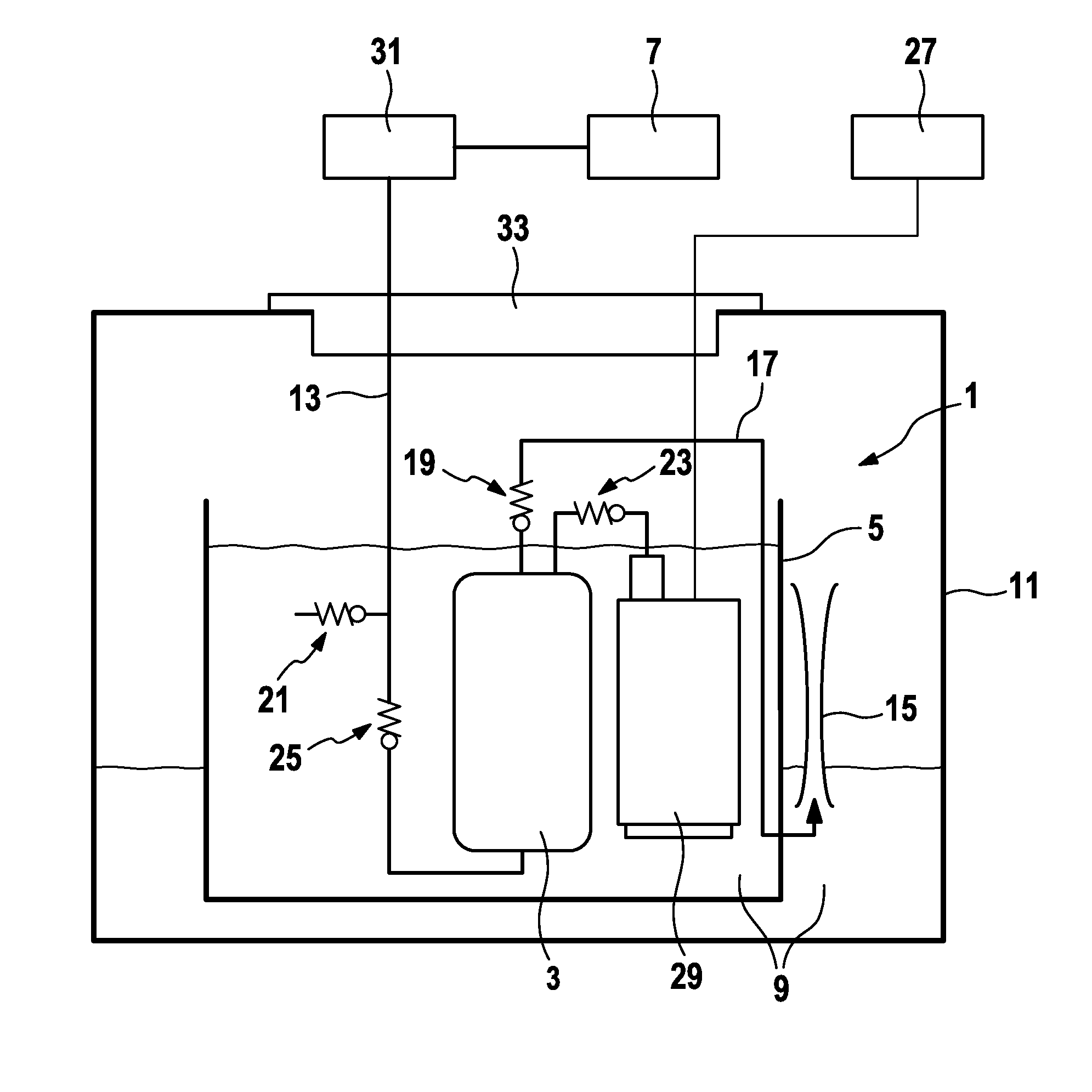 Fuel delivery system with partial pressure relief valve on the drive line of a suction jet pump