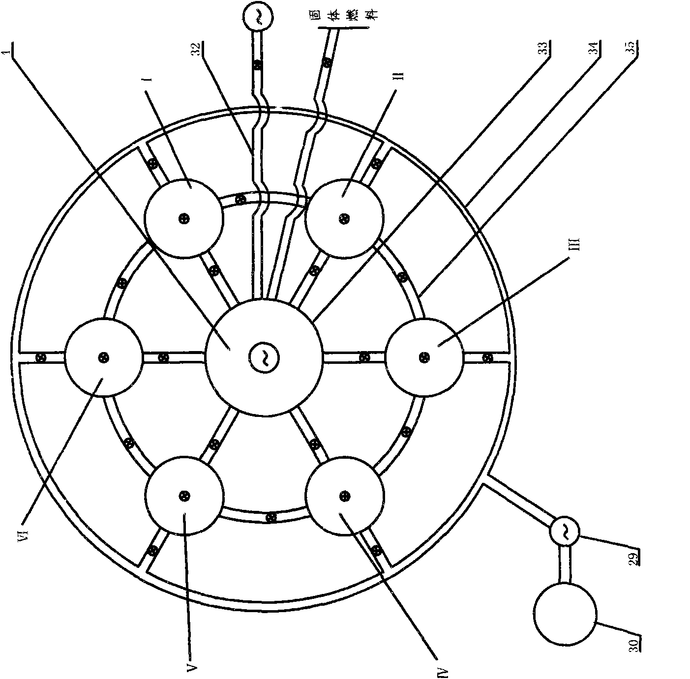 Method and device for sintering lime