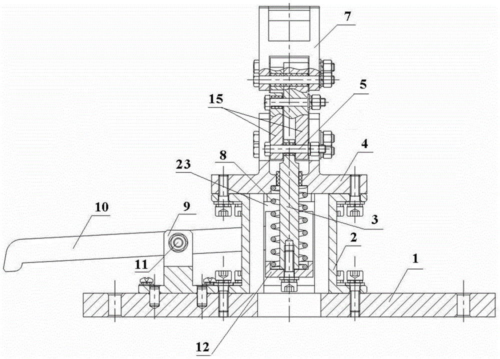 A pre-tightening clamping device