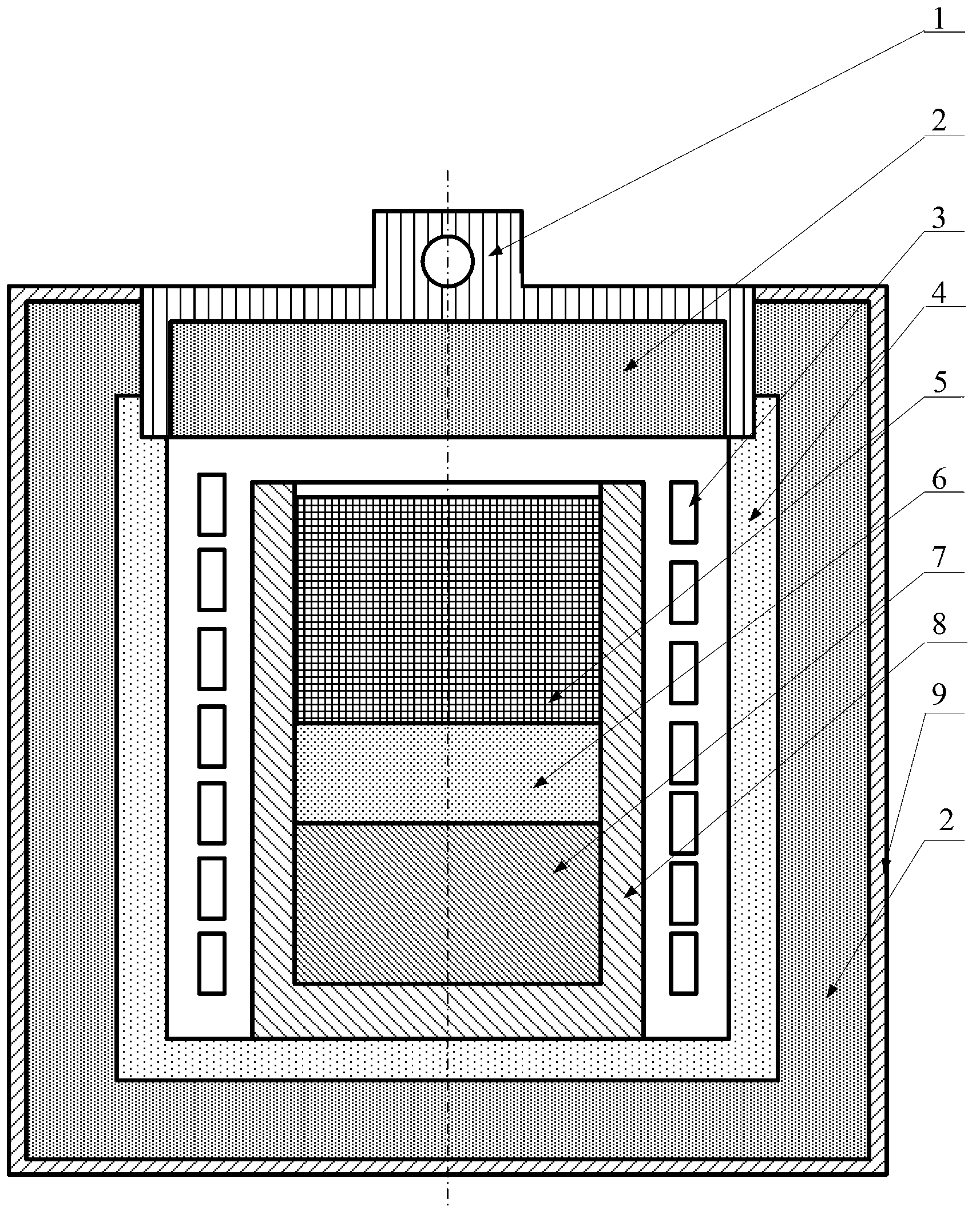 Polycrystalline silicon furnace