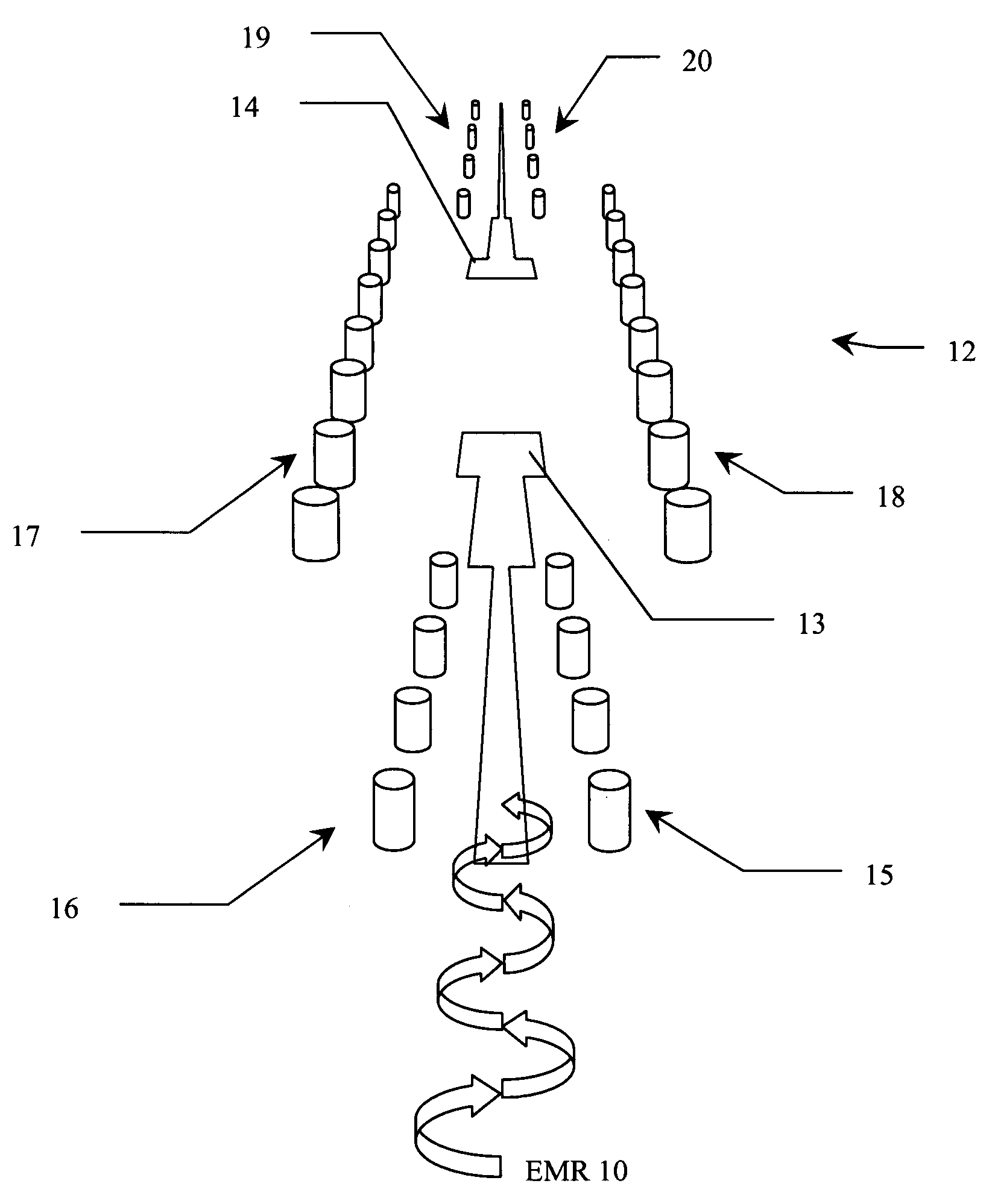 Printed circuit board filter having rows of vias defining a quasi cavity that is below a cutoff frequency
