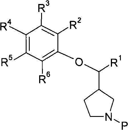 3-phenoxymethylpyrrolidine compounds