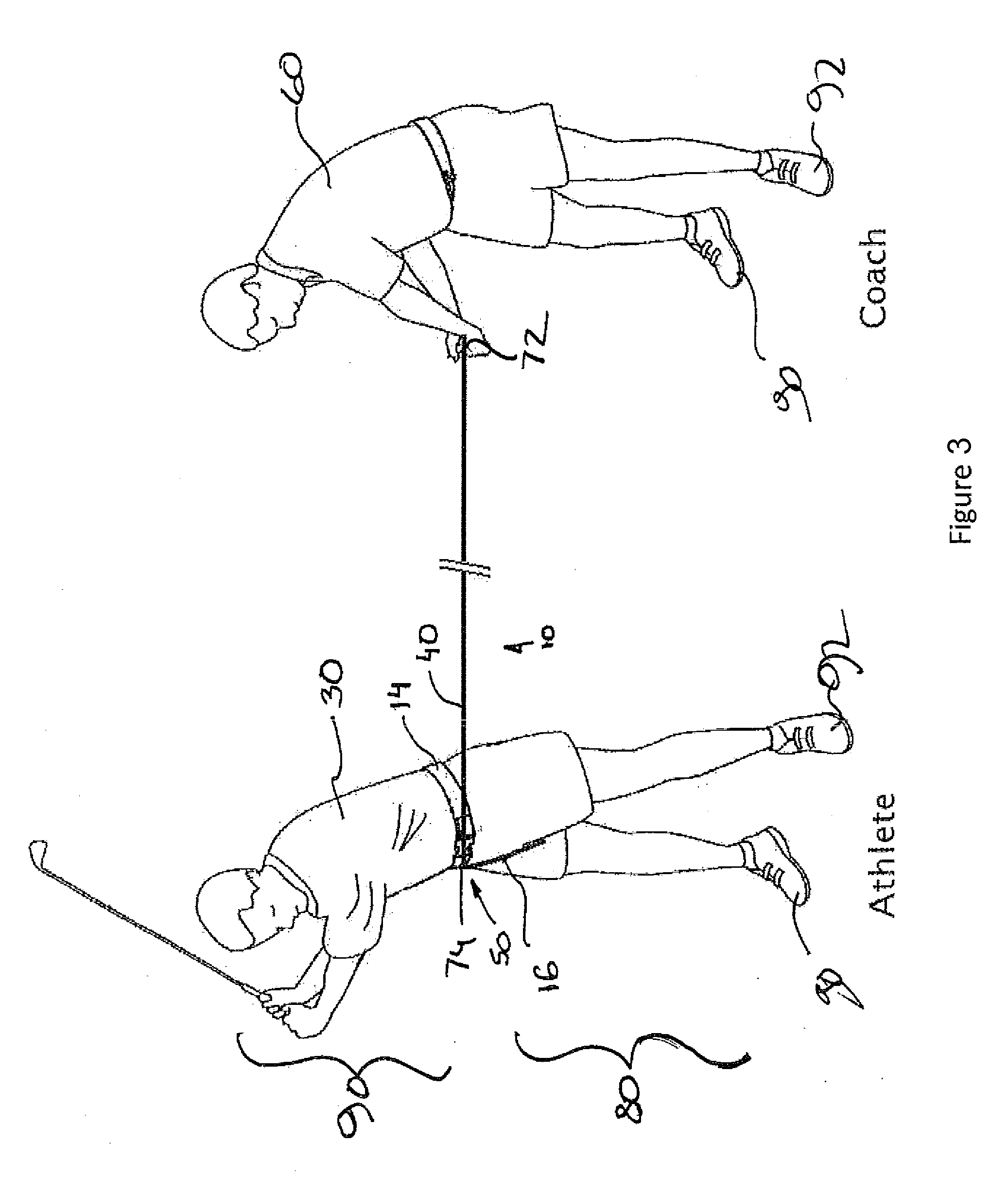 Sport training apparatus  and method of use