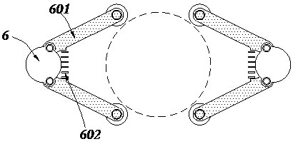 Internal flatness detection device suitable for hydraulic pipe fitting production