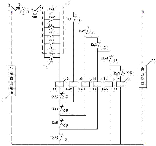 Adaptive wide-scope dc power source output short circuit protection device